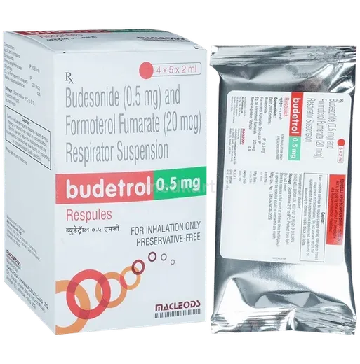 budetrol 0.5mg respules 5x2 ml